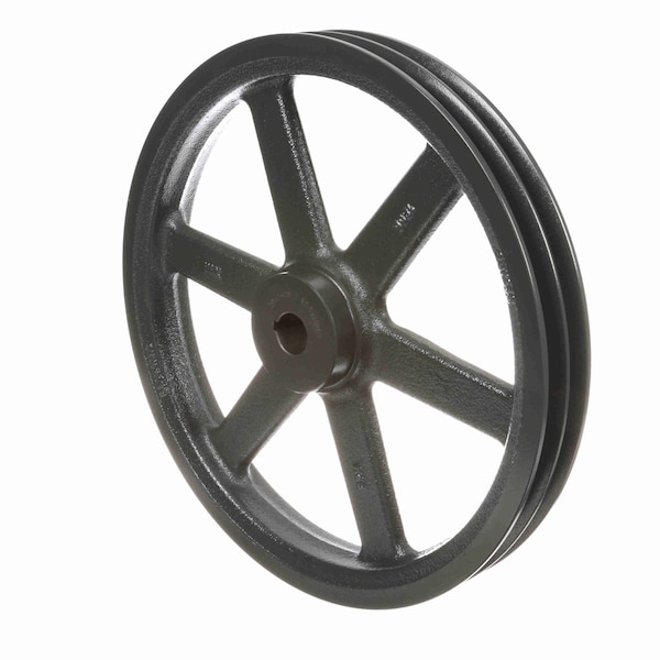 2 Groove Cast Iron Fhp - Finished Bore Sheave, 2BK140X1